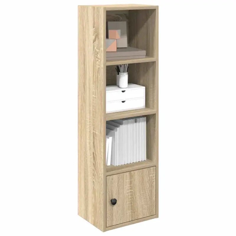 Beukenboekenkast van bewerkt hout voor stijl en functionaliteit - Sonoma eiken / 1 / 102 cm - Boekenkasten