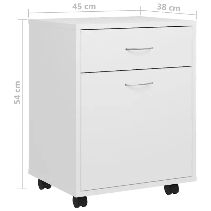 Bewerk hout opbergkast met modern design voor documenten en kleine spullen - Opbergkasten & lockerkasten