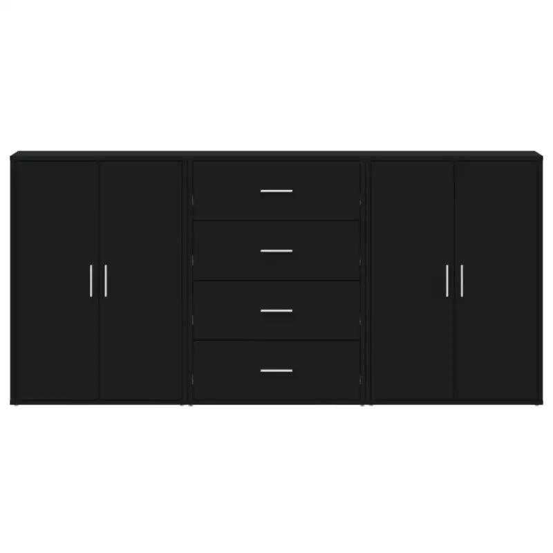 Bewerkt hout dressoir voor een trendy en praktische kamer inrichting - Dressoirs & buffetkasten