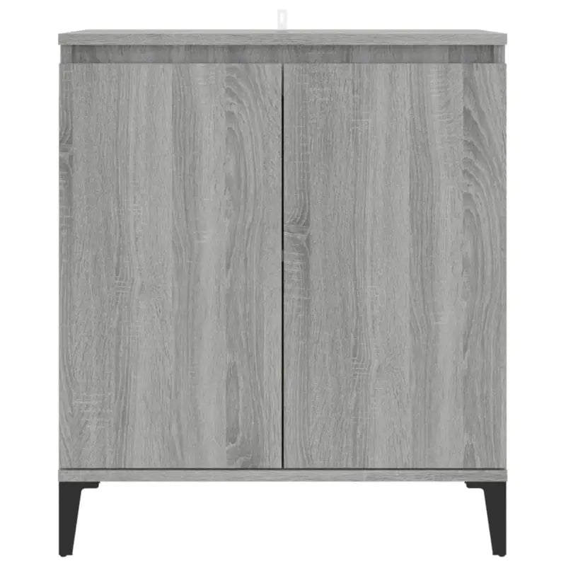 Bewerkt hout grijs Sonoma dressoir met minimalistische charme - Dressoirs & buffetkasten