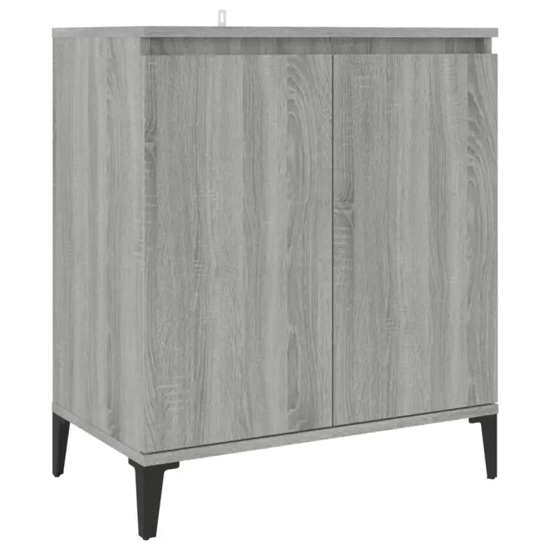 Bewerkt hout grijs Sonoma dressoir met minimalistische charme - Dressoirs & buffetkasten
