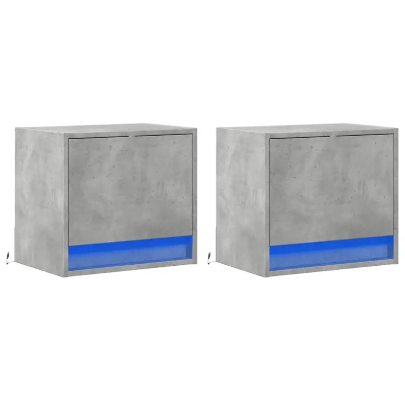 Bewerkt hout nachtkastjes met LED-verlichting voor slaapkamer upgrade - Nachtkastjes