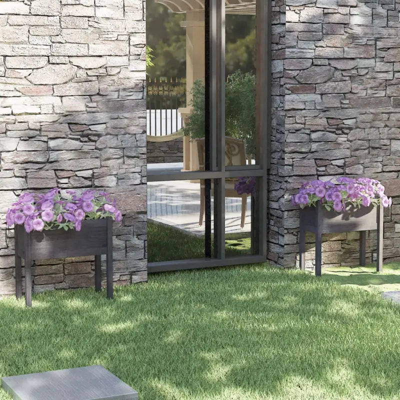 Bloempotten en plantenbakken van massief grenenhout voor je tuin - Bloempotten & plantenbakken