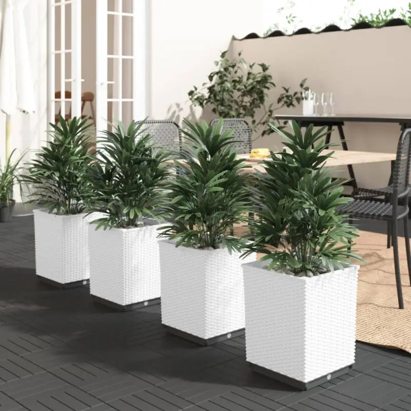 Bloempotten en plantenbakken voor tuin balkon en terras - Wit / 4 - Bloempotten & plantenbakken