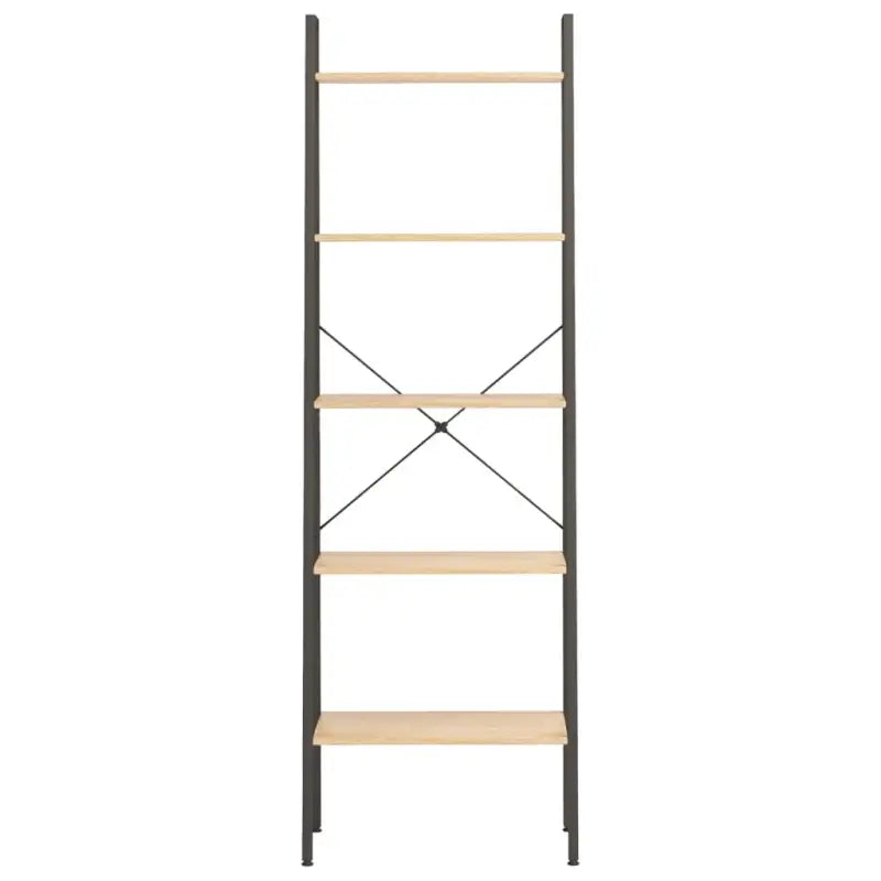 Boekenkast met 5 stalen planken voor extra opslagruimte - Boekenkasten