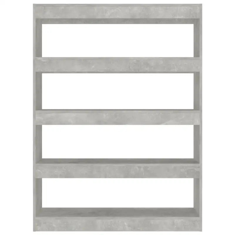 Boekenkast met Kamerscherm Gebruikt voor Een Strak en Klassiek Interieur - Betongrijs / 1 - Boekenkasten