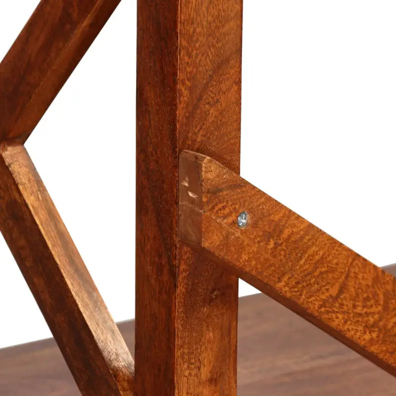 Boekenkast van massief acaciahout met honingkleurige afwerking - 60 x 30 x 160 cm / 1 - Boekenkasten