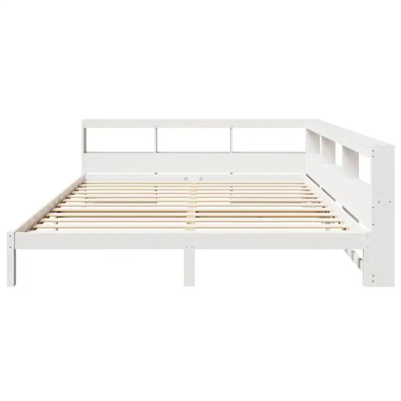 Boekenkastbed in massief grenenhout met handige opbergruimte - Bedden & bedframes