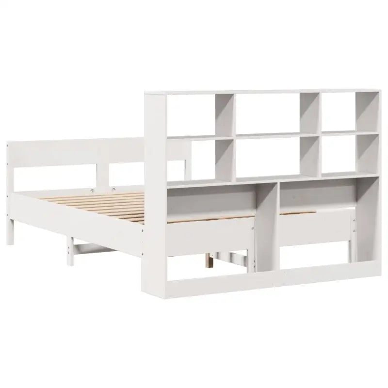 Boekenkastbed met massief grenenhout en ideale totale afmetingen - Bedden & bedframes