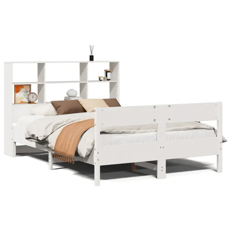 Boekenkastbed met massief grenenhout en ideale totale afmetingen - Bedden & bedframes