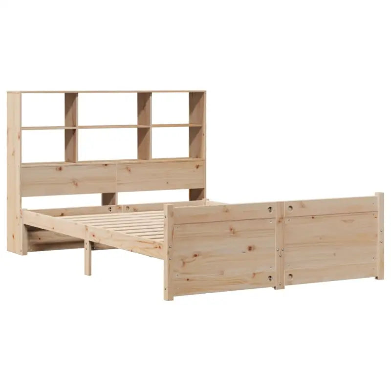 Boekenkastbed van massief grenenhout met duurzame totale afmetingen - Bedden & bedframes