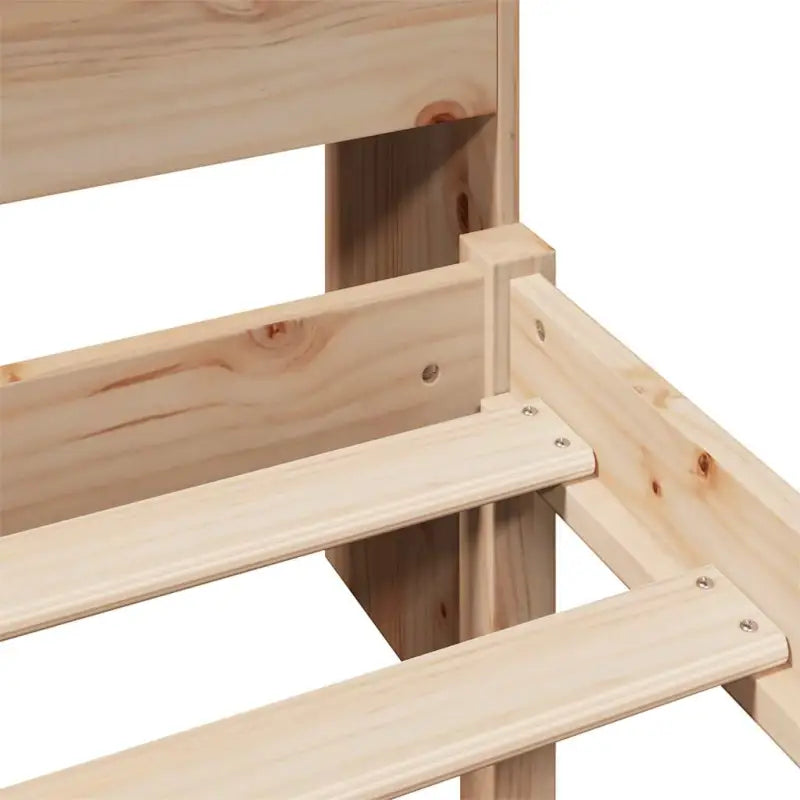 Boekenkastbed van massief grenenhout met ideale totale afmetingen - Bedden & bedframes