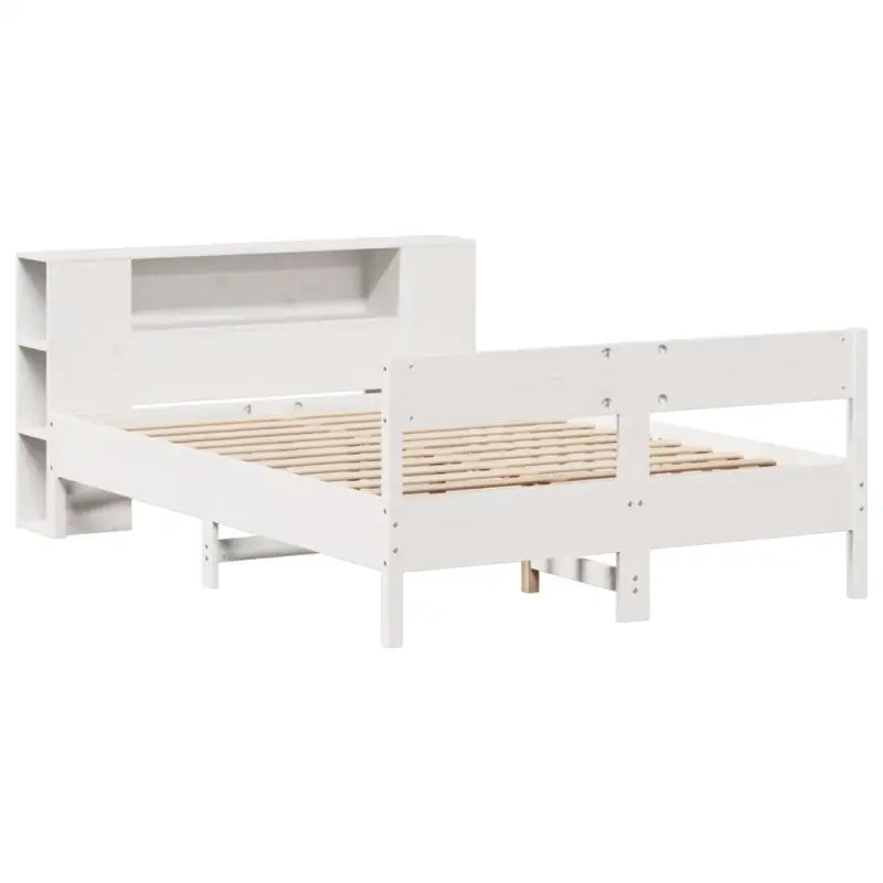 Boekenkastbed van massief grenenhout met optimale totale afmetingen - Bedden & bedframes