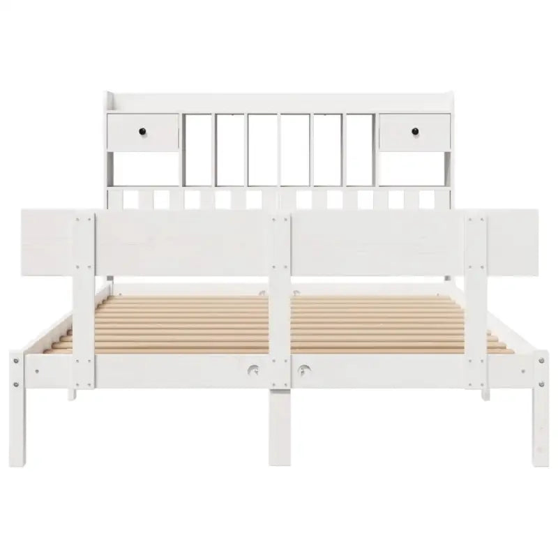 Boekenkastbed van massief grenenhout met optimale totale afmetingen - Bedden & bedframes