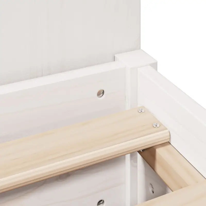 Boekenkastbed van massief grenenhout met optimale totale afmetingen - Bedden & bedframes