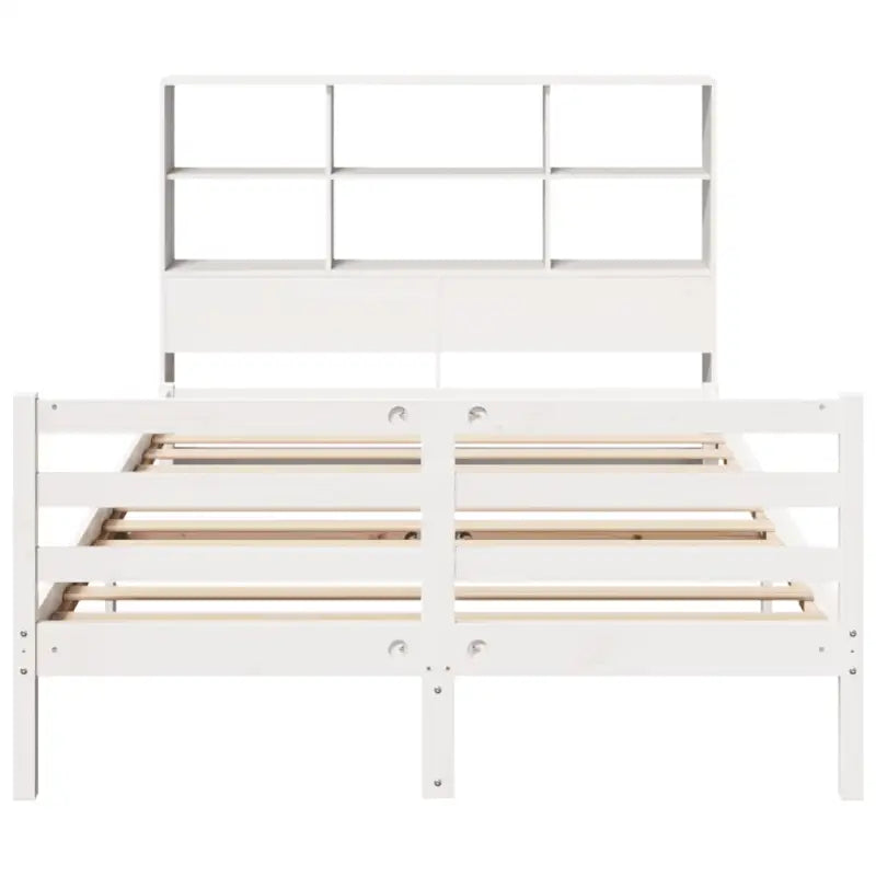 Boekenkastbed van massief grenenhout met optimale totale afmetingen - Bedden & bedframes