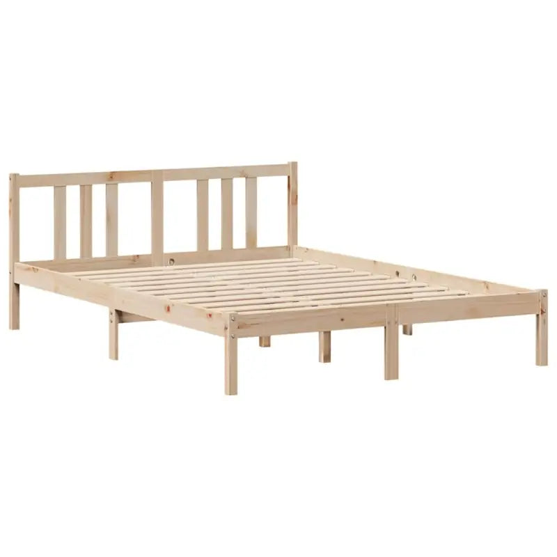 Boekenkastbed van massief grenenhout met ruime totale afmetingen - Bedden & bedframes