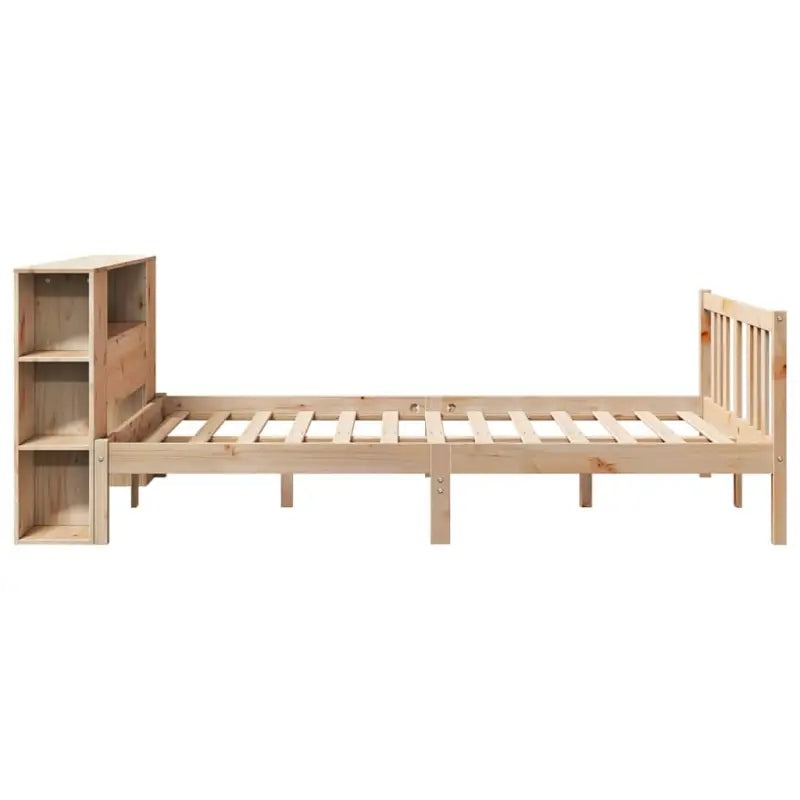 Boekenkastbed van massief grenenhout met ruime totale afmetingen - Bedden & bedframes