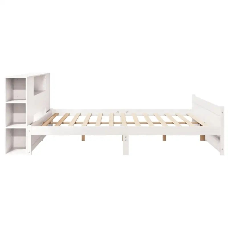 Boekenkastbed van massief grenenhout met ruime totale afmetingen - Bedden & bedframes