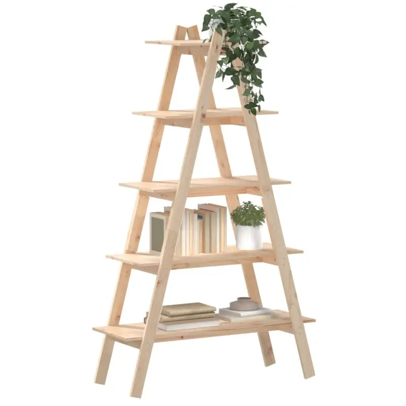 Boekenkasten van massief grenenhout voor opbergruimte in huis - Naturel / 1 - Boekenkasten