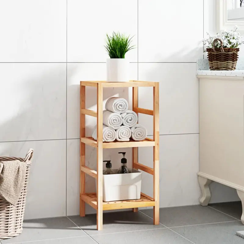 Boekenkasten van massief walnotenhout voor badkamer - 1 / 79 cm - Boekenkasten