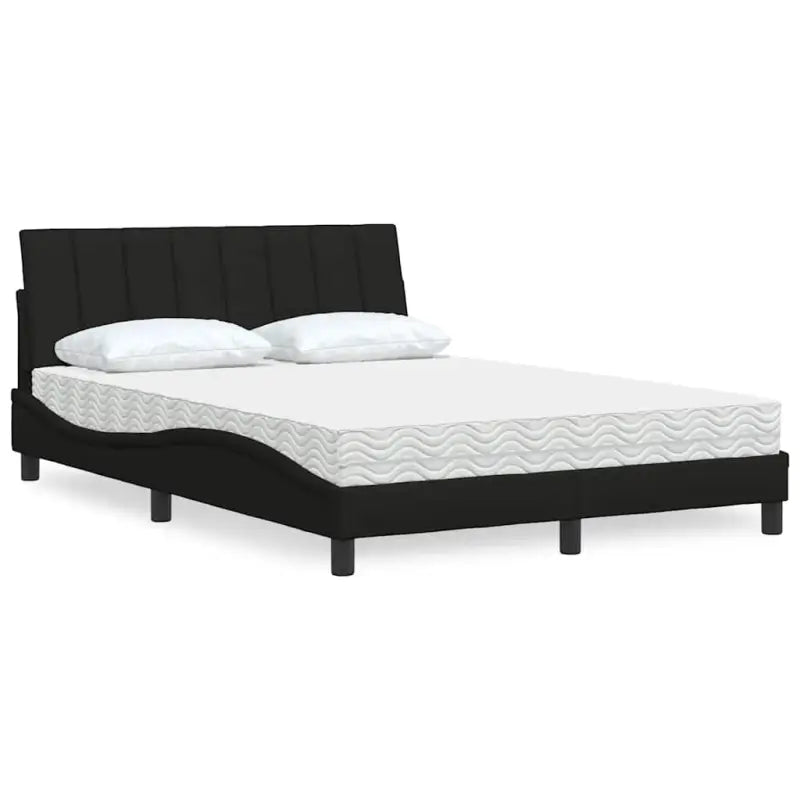 Boxspring nodig slaapcomfort met ademend vermogen en hanko montage vereist - Zwart / 120 x 200 cm - Bedden & bedframes