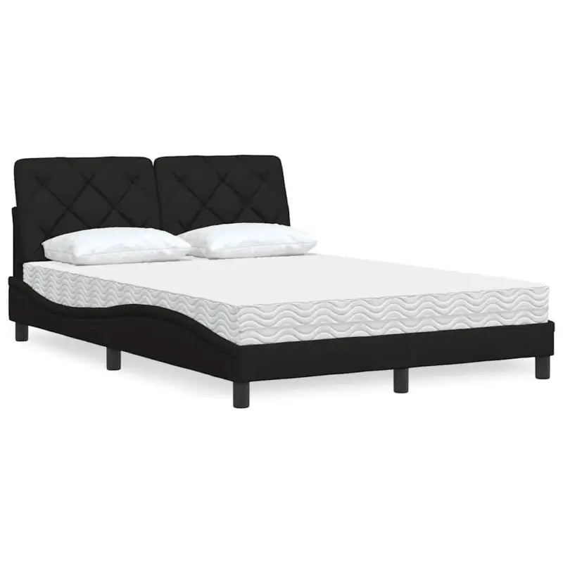 Boxspring nodig voor optimaal slaapcomfort met ademend vermogen - Zwart / 120 x 200 cm - Bedden & bedframes