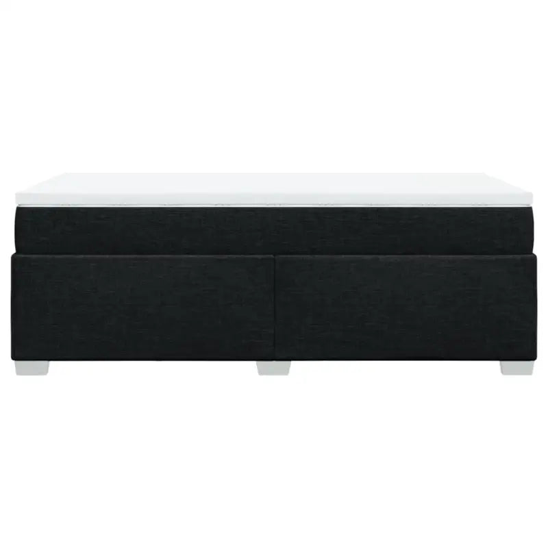 Boxspringbed met ademend vermogen en duurzaam zwart materiaal - Bedden & bedframes