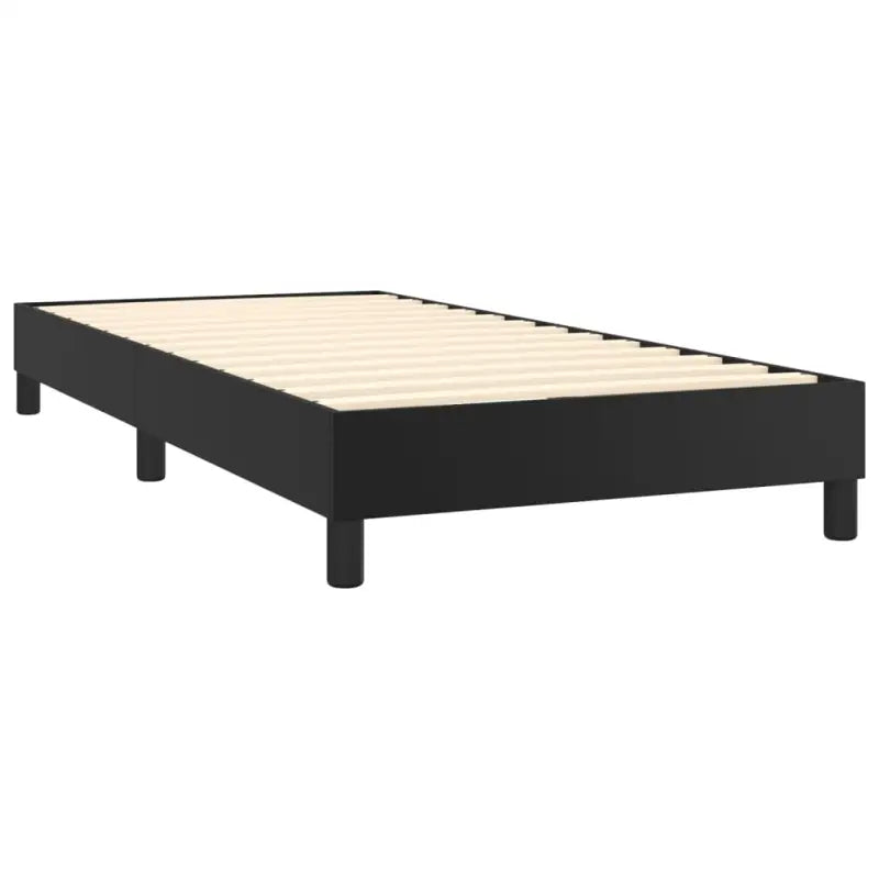 Boxspringbed met zwart materiaal en schuim afmetingen voor ultiem slaapcomfort - Bedden & bedframes
