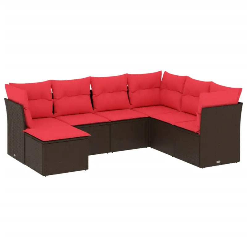 Bruine tuinset met waterdichte tas en gepoedercoat staal afmetingen - Tuinsets