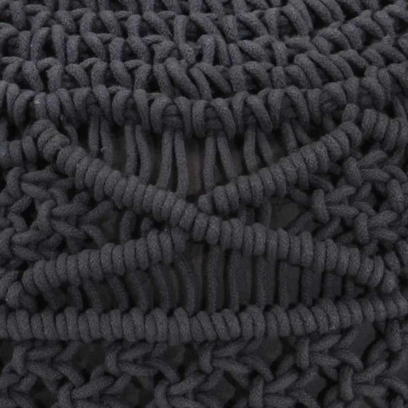 Chique macramé poef voor ontspanning en decoratie in huis - Poefs
