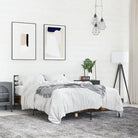 Comfortabel bedframe van bewerkt hout voor elke slaapkamer - Gerookt eiken / 140 x 190 cm - Bedden & bedframes