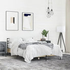 Comfortabel bedframe van bewerkt hout voor elke slaapkamer - Sonoma eiken / 140 x 200 cm - Bedden & bedframes