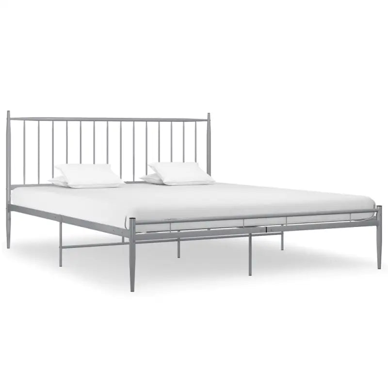 Comfortabel tweepersoonsbed met een stevig gepoedercoat metalen frame - Bedden & bedframes