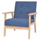 Comfortabele fauteuil met houten frame voor ontspanning en lezen - Fauteuils & Relaxfauteuils