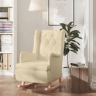 Comfortabele fauteuil met voetenbank voor ontspanning - Crème / 1 / Zonder voetensteun - Fauteuils & Relaxfauteuils