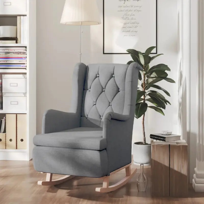 Comfortabele fauteuil met voetenbank voor ontspanning - Lichtgrijs / 1 / Zonder voetensteun - Fauteuils & Relaxfauteuils