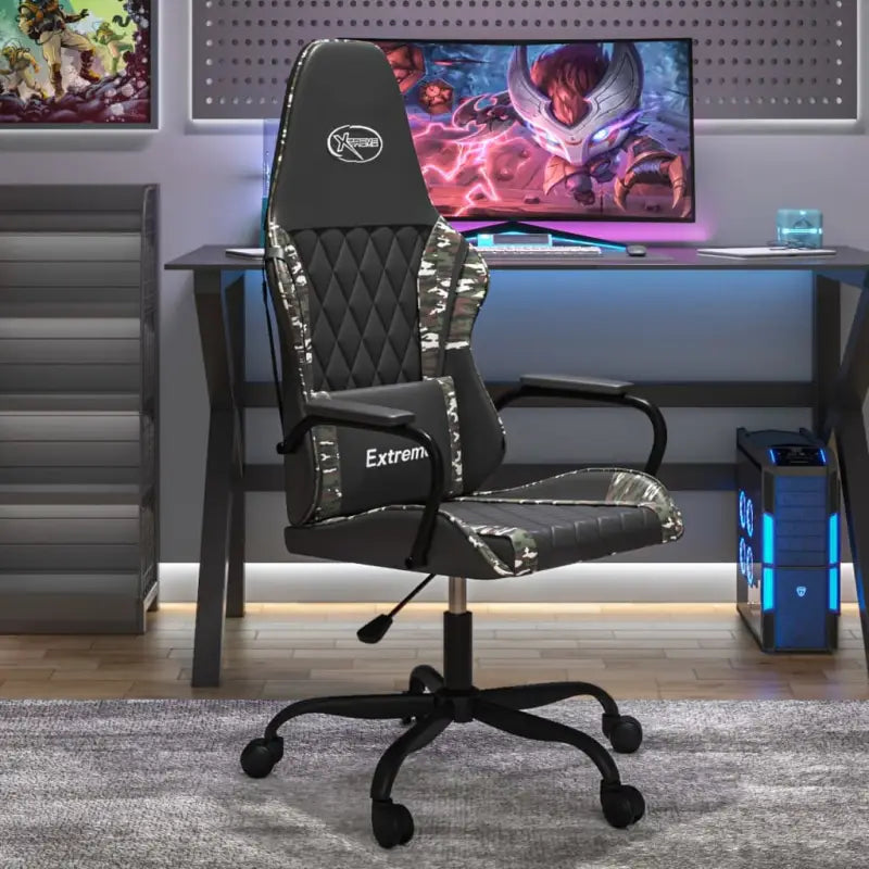 Comfortabele gamingstoel met duurzaam kunstleer en gemakkelijke reiniging - Gamingstoelen