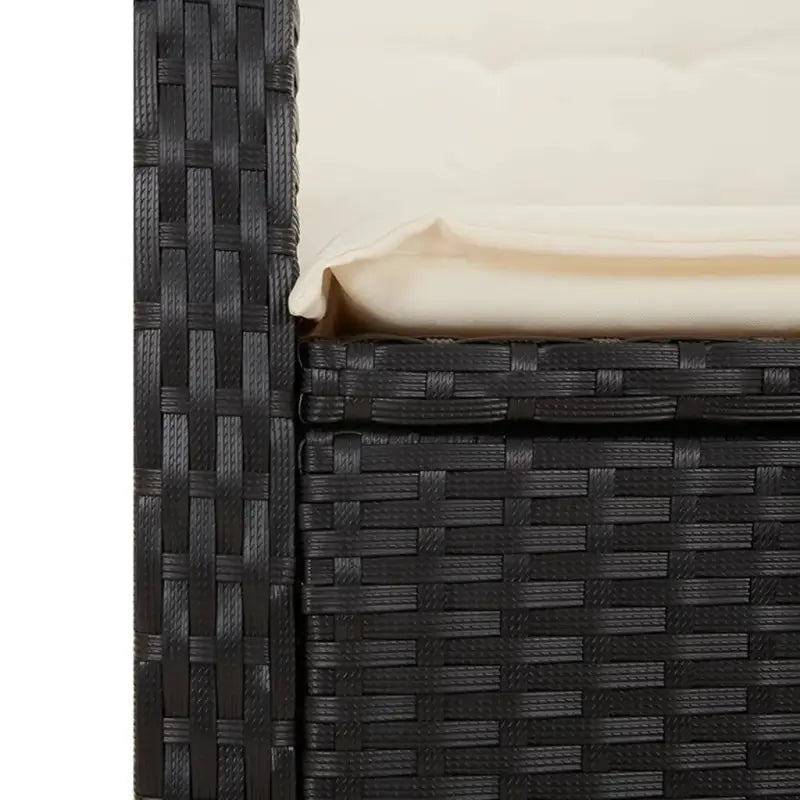 Comfortabele tuinset met poly rattan en gemakkelijk schoon te maken - Tuinsets