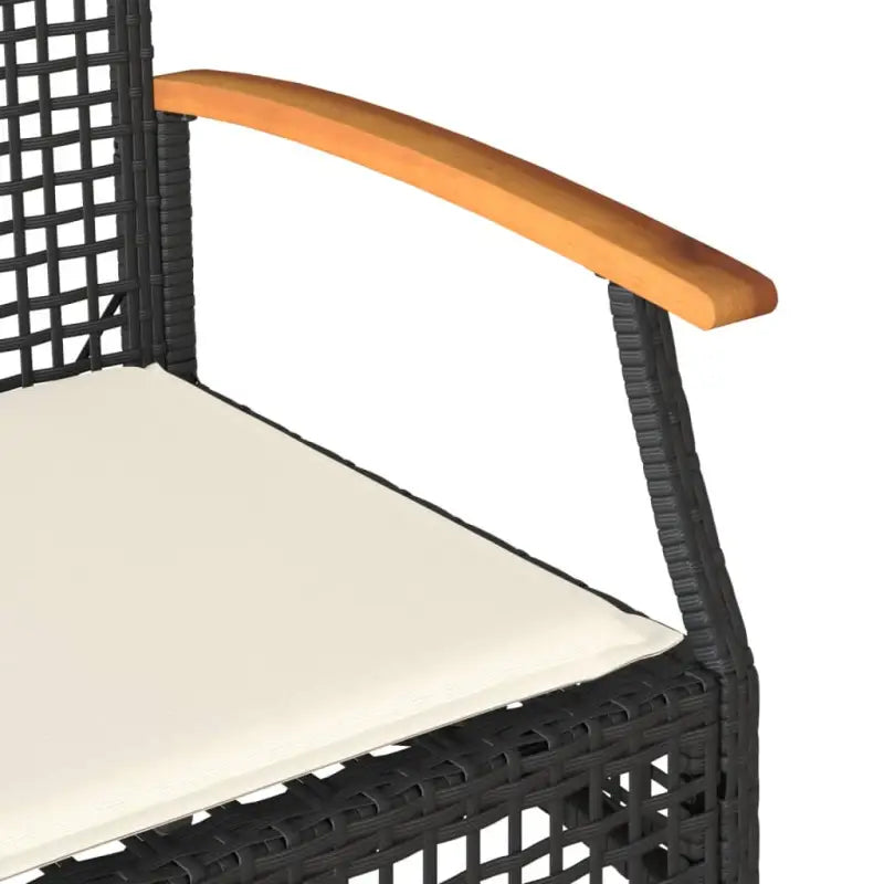 Comfortabele tuinstoelen van poly rattan met wasbare hoes - Tuinbanken