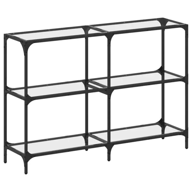 Consoletafel met glazen blad voor stijl en functionaliteit in je kamer - Consoletafels