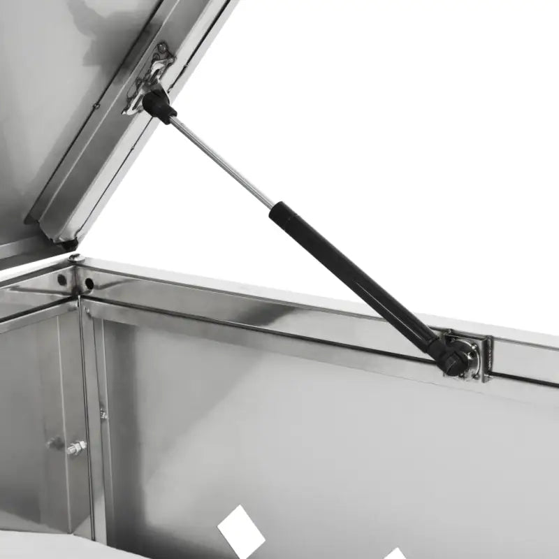 Containerberging voor afvalcontainer met handige ventilatieopeningen in roestvrij staal - Containerbergingen