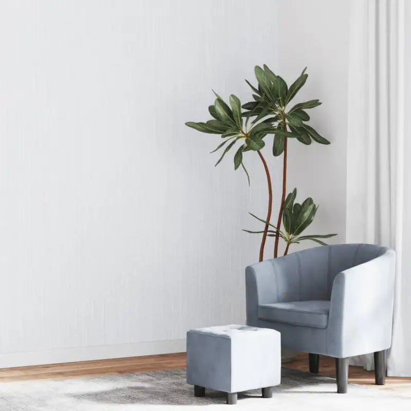 Decoratief behang om je muur te verbergen en te verfraaien - Lichtgrijs / 1 - Behang