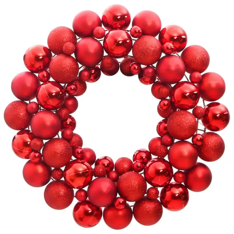 Decoratieve Kerstkrans voor een feestelijke en heldere sfeer - Rood / 1 - Decoratie voor feestdagen