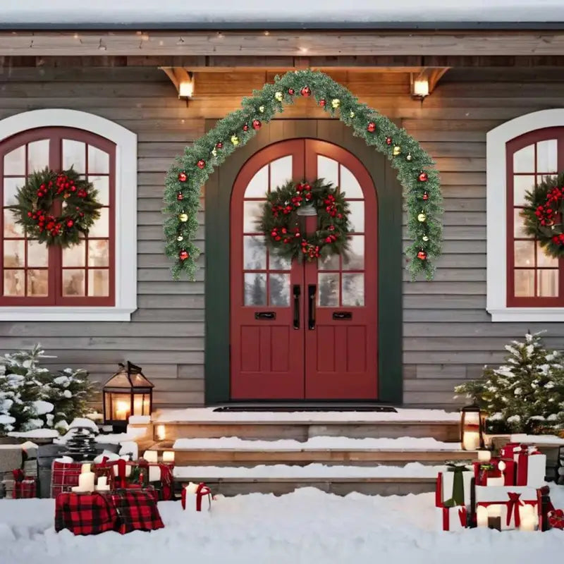 Decoratieve kerstslinger met krachtige LED’s voor feestelijke sfeer - Decoratie voor feestdagen