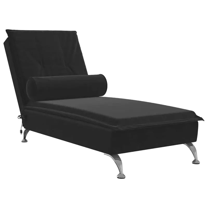 Decoratieve massage chaise longue met multiplex lattenbodem en fluweel gevoel - Chaises longues