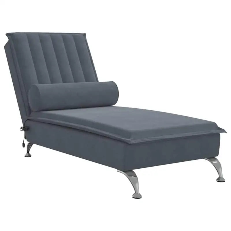 Decoratieve massage chaise longue met multiplex lattenbodem en zacht fluweel - Chaises longues