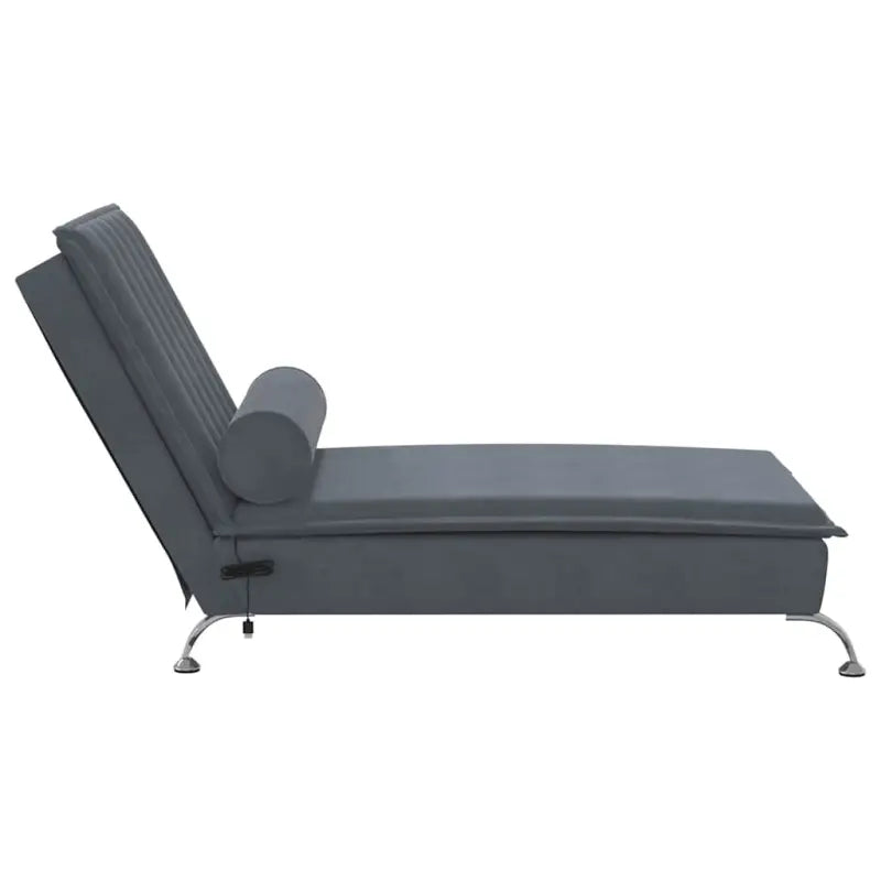 Decoratieve massage chaise longue met multiplex lattenbodem en zacht fluweel - Chaises longues
