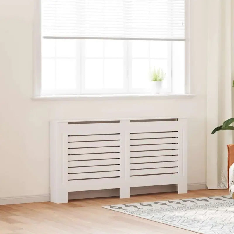 Decoratieve radiatorombouw voor meer ruimte en stijl in je woonkamer - Wit / 152 x 19 x 81.5 cm / 1 - Accessoires