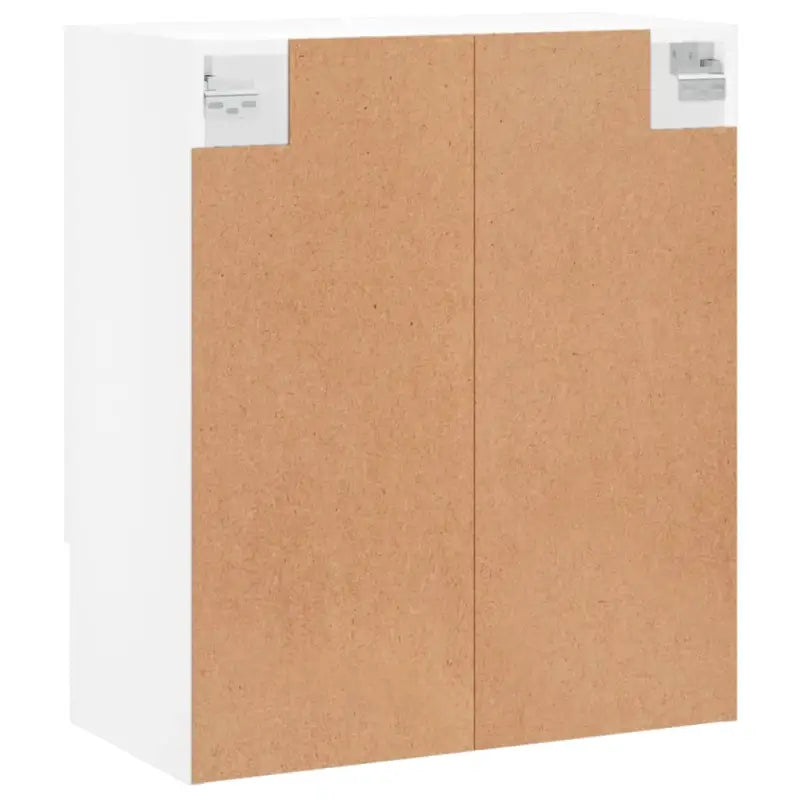 Decoratieve wandkast van bewerkt hout voor praktische opbergruimte - Wit / 1 - Opbergkasten & lockerkasten